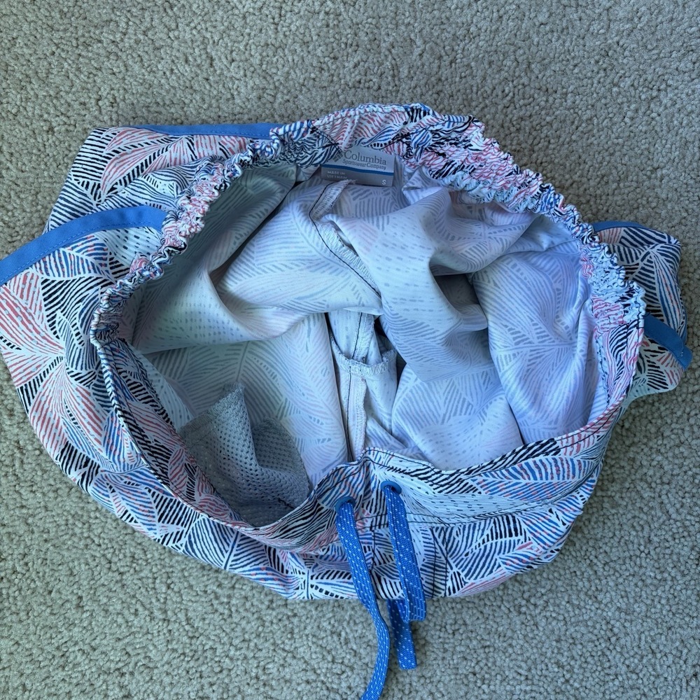 Columbia PFG Shorts Women's Small Swimming Fishing Floral Water Repellant - Picture 3 of 8